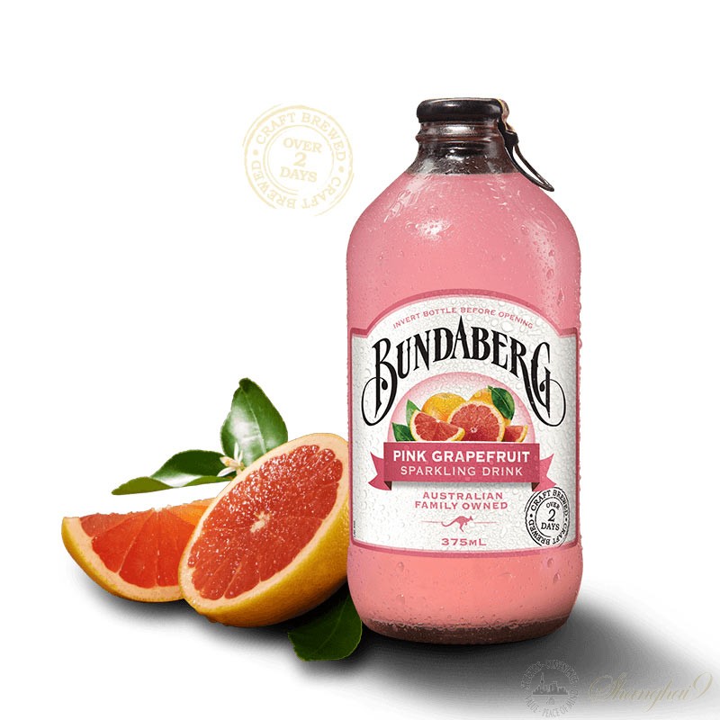 one case of bundaberg pink grapefruit sparkling