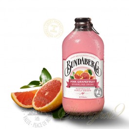 6 bottles of Bundaberg Pink Grapefruit Sparkling Drink