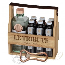 Le Tribute Gin Gift Set with 6 Tonic Zero & Opener