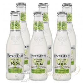 6 bottles of Fever Tree Mexican Lime Soda