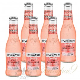 6 bottles of Fever Tree Pink Grapefruit Soda