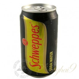 Schweppes Soda Water (330ml x 24 Cans)