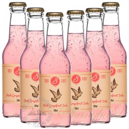6 Bottles Of Three Cents Tonic Pink Grapefruit