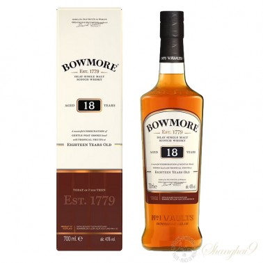 Bowmore 18 Year Old Single Islay Malt Scotch Whisky