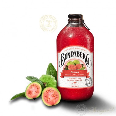 One case of Bundaberg Guava Sparkling Drink