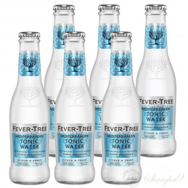 6 bottles of Fever Tree Mediterranean Tonic Water