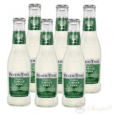 6 bottles of Fever Tree Premium Ginger Beer