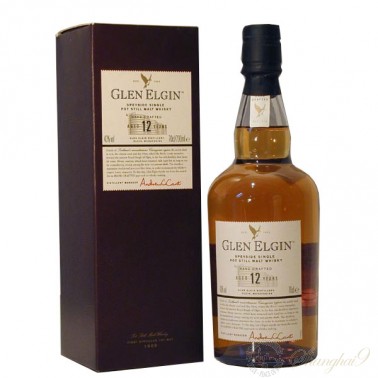 Glen Elgin 12 Year Old Single Speyside Malt Scotch Whisky