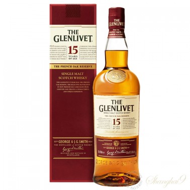 The Glenlivet 15 Year Old French Oak Reserve Single Speyside Malt Scotch Whisky