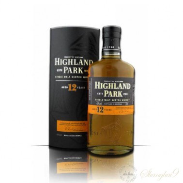 Highland Park 12 Year Old Single Isle of Orkney Malt Scotch Whisky