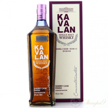 Kavalan Sherry Cask Finish Concertmaster Single Malt Whisky