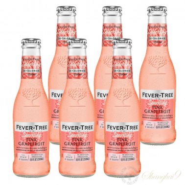 6 bottles of Fever Tree Pink Grapefruit Soda