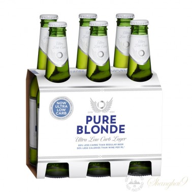 6 bottles of Pure Blonde Beer