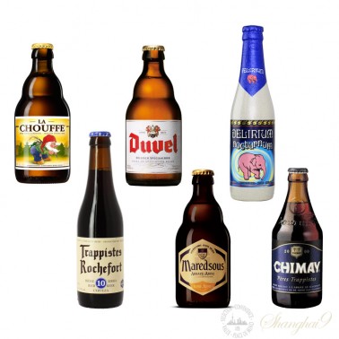 鉴赏比利时啤酒6瓶装礼包