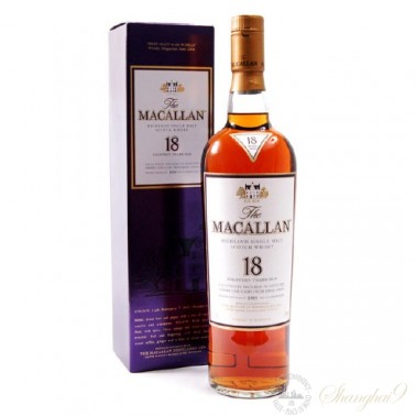 麦卡伦18年单一麦芽苏格兰威士忌（斯佩塞）