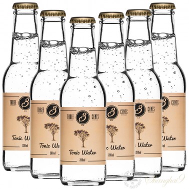 6瓶三分汤力水(碳酸饮料) 200ml*6
